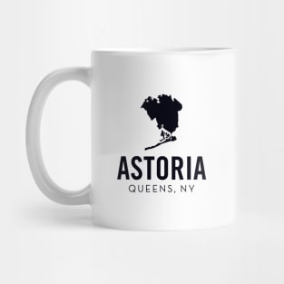 Astoria, Queens - New York (black) Mug